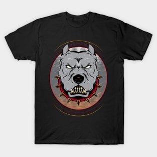 Pit bull head mascot T-Shirt